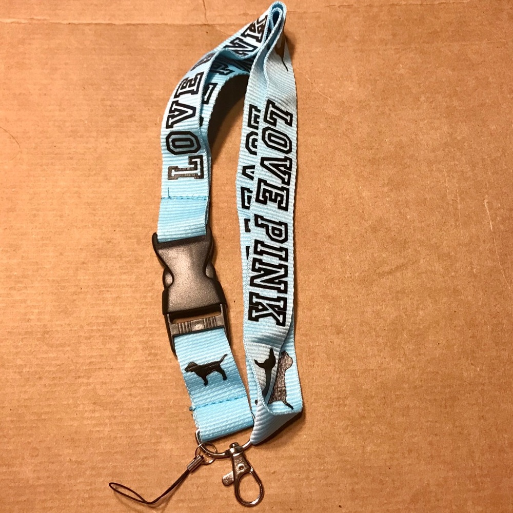NWOT vs pink lanyard